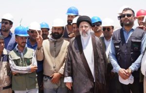 بازدید رئیسی از خط انتقال آب خلیج فارس به رفسنجان + عکس