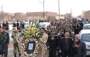 پیکر سرباز حادثه پادگان باغین کرمان در رفسنجان تشییع شد پیکر سرباز حادثه پادگان باغین کرمان در رفسنجان تشییع شد