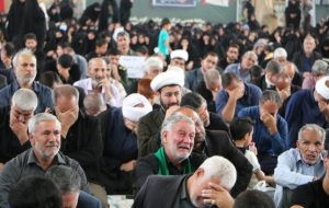 اجتماع مردمی و مراسم ترحیم رییس‌جمهور در رفسنجان برگزار شد