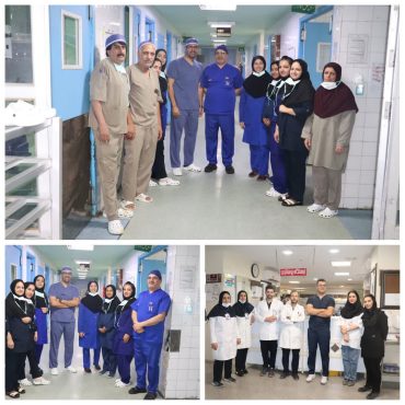 نجات جان جوان ۱۹ ساله از مرگ با اقدام به موقع کادر درمان بیمارستان حضرت علی ابن ابیطالب (ع)